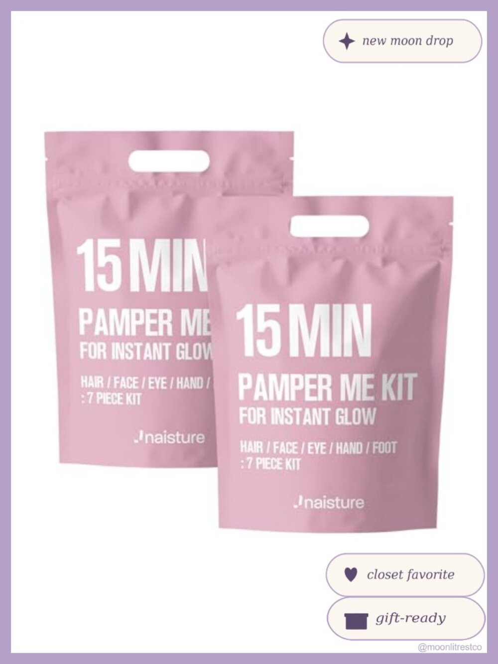 Korean Spa Skincare Gift Set 14pc Head to Toe Masks Duo Pack